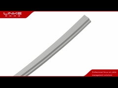 অর্ধপরিবাহী নমনীয় রাবার সমতল 2 কোর পাওয়ার ওয়্যার তারের টিনযুক্ত তামার LK-S22 সঙ্গে