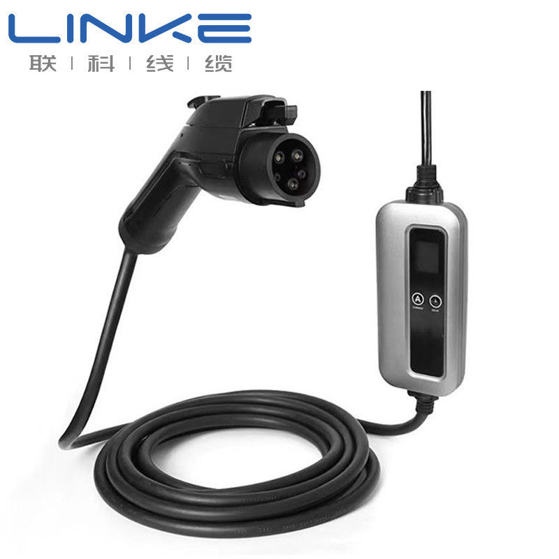 ইলেকট্রিক গাড়ির জন্য 32A রেট করা কারেন্ট IP65 সুরক্ষা গ্রেড সিলিকন জ্যাকেট ইভি চার্জার কেবল