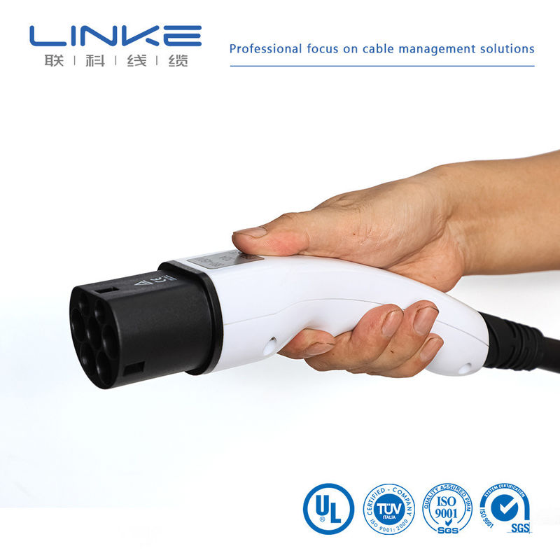 32A 7kw 16A ইভি চার্জার ক্যাবল বৈদ্যুতিক গাড়ির চার্জিং ক্যাবল টিপিই জ্যাকেট এবং কাস্টমাইজযোগ্য দৈর্ঘ্যের সাথে