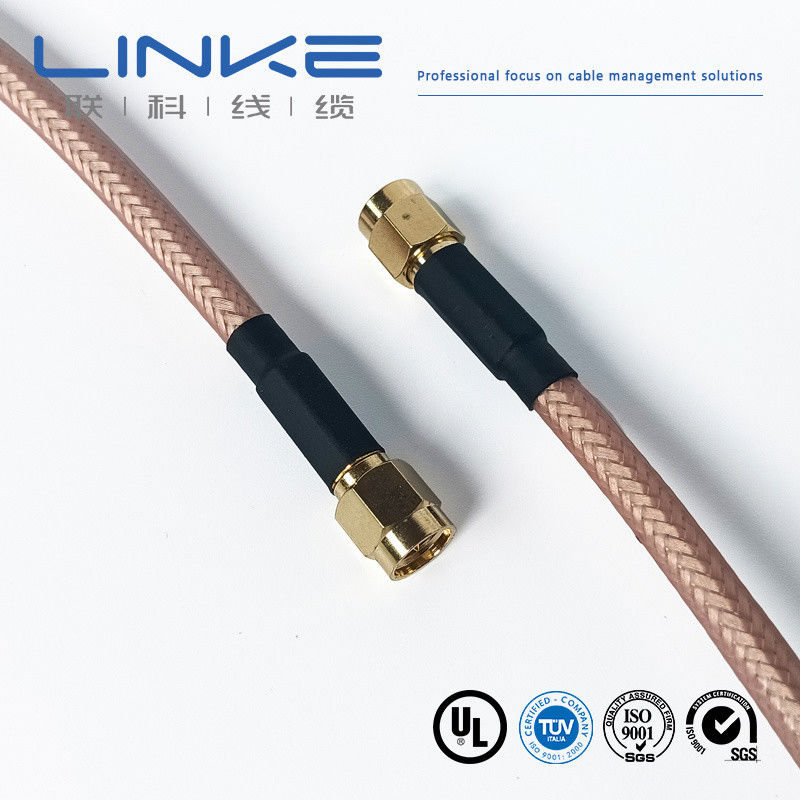 Wurth Elektronik RG142 সমাক্ষ তার 50 Ω, 4.95mm OD SMA পুরুষ থেকে SMA পুরুষ সাদা নতুন শক্তি যানবাহন তার