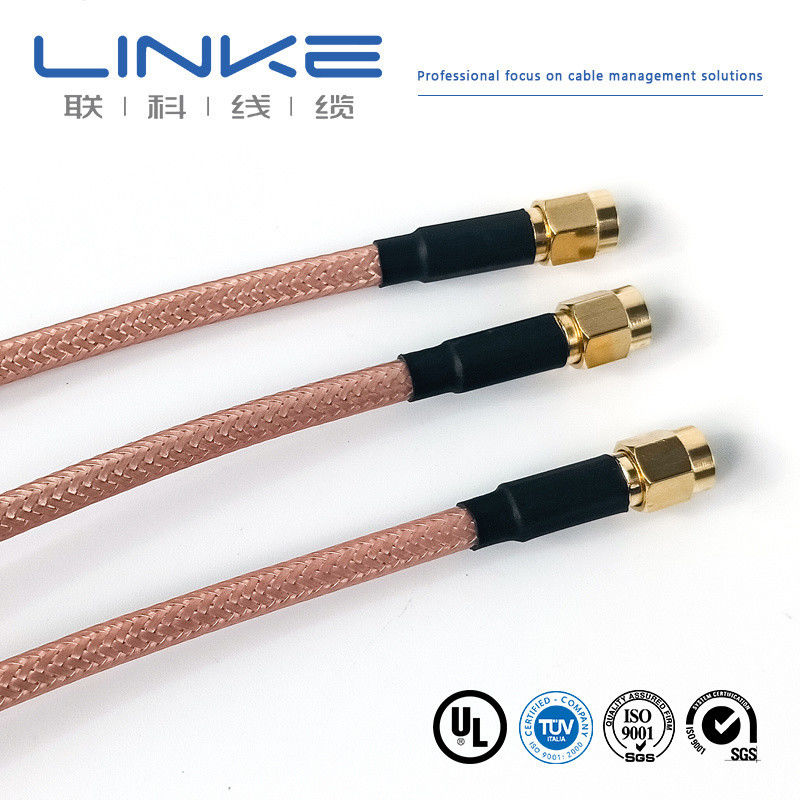 Wurth Elektronik RG142 সমাক্ষ তার 50 Ω, 4.95mm OD SMA পুরুষ থেকে SMA পুরুষ সাদা নতুন শক্তি যানবাহন তার