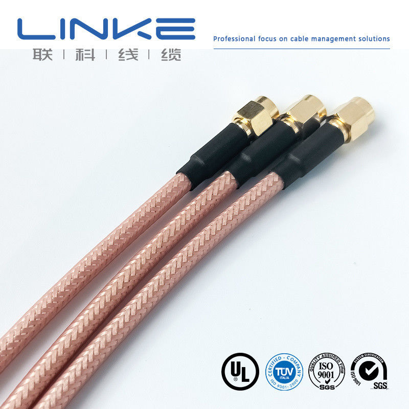 Wurth Elektronik RG142 সমাক্ষ তার 50 Ω, 4.95mm OD SMA পুরুষ থেকে SMA পুরুষ সাদা নতুন শক্তি যানবাহন তার