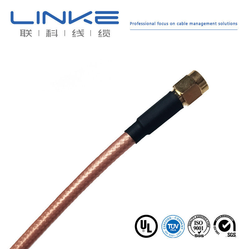 Wurth Elektronik RG142 সমাক্ষ তার 50 Ω, 4.95mm OD SMA পুরুষ থেকে SMA পুরুষ সাদা নতুন শক্তি যানবাহন তার