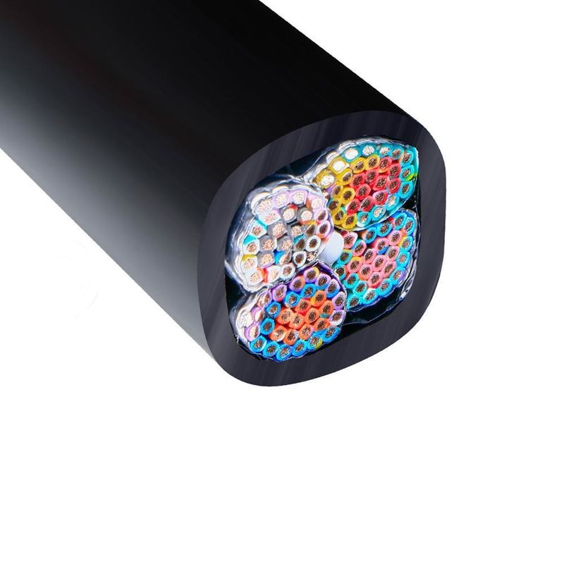 গাড়ির অভ্যন্তরীণ এবং বাহ্যিক ওয়্যারিংয়ের জন্য ৩০০V ১১০ কোর টিনযুক্ত তামার স্বয়ংচালিত বৈদ্যুতিক কেবল UL2464