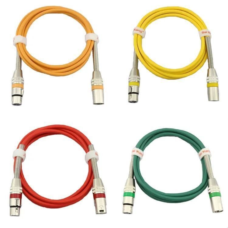 পেশাদার অডিওর জন্য উচ্চ সাউন্ড কোয়ালিটি এবং বেয়ার কপার ওয়্যার সহ কাস্টমাইজযোগ্য দৈর্ঘ্যের এক্সএলআর কেবল