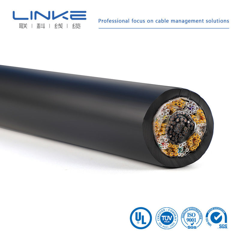 উল 2464 160 কোর 20AWG কাঠের যন্ত্রপাতি জন্য তারের তেল প্রতিরোধী জ্যাকেট শিখা retardant পিভিসি তারের
