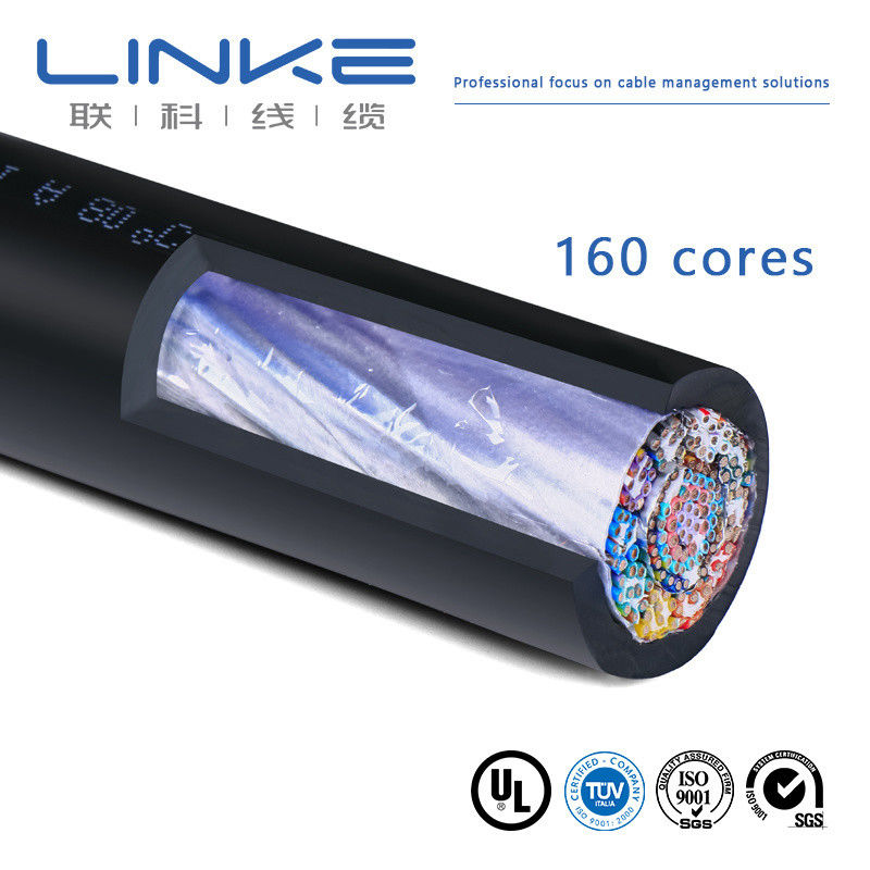 উল 2464 160 কোর 20AWG কাঠের যন্ত্রপাতি জন্য তারের তেল প্রতিরোধী জ্যাকেট শিখা retardant পিভিসি তারের