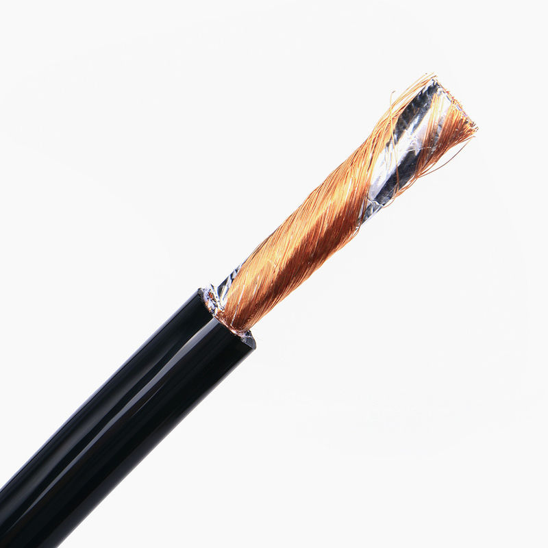 600V অ্যাপ্লিকেশনগুলির জন্য টিনযুক্ত কপার কন্ডাক্টর সহ উচ্চ EMC পারফরম্যান্স কপার ব্রেডেড শিল্ডেড পিভিসি নরম কেবল