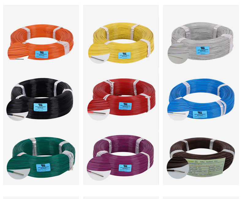 10-30AWG টিনযুক্ত তামার তারের কোর FEP ইনসুলেশন UL1330 পাওয়ার ওয়্যার ইলেকট্রিক কেবল উচ্চ-তাপমাত্রার অ্যাপ্লিকেশনের জন্য