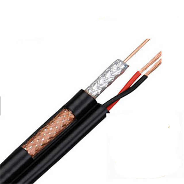 রাউন্ড ওয়্যার সিসিটিভি ক্যামেরা ক্যাবল Rg59 2c পাওয়ার OEM Rj59 কোএক্সিয়াল ক্যাবল সিকিউরিটি সিস্টেমের জন্য