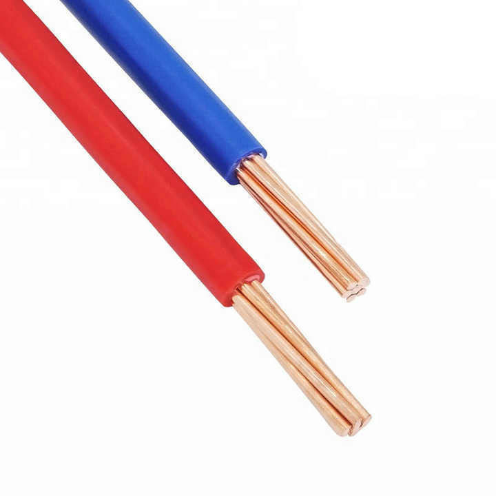পিভিসি শেল অগ্নি প্রতিরোধী 2.5mm তামা কন্ডাক্টর গৃহস্থালি নিরাপত্তা জন্য বিচ্ছিন্ন তারের