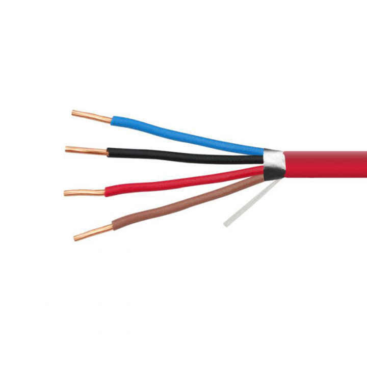 পিভিসি শেল অগ্নি প্রতিরোধী 2.5mm তামা কন্ডাক্টর গৃহস্থালি নিরাপত্তা জন্য বিচ্ছিন্ন তারের