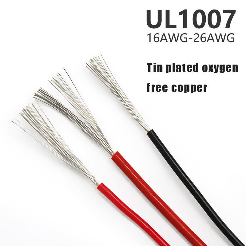 Complete UL1007 20AWG Electronic Wire PVC Copper Core Electronic Cable Grey 83*83*58CM