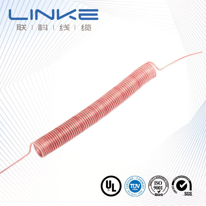 Truck Trailer Wire Electrical Spring Coil Spiral Power Cable for Coiled Brake System