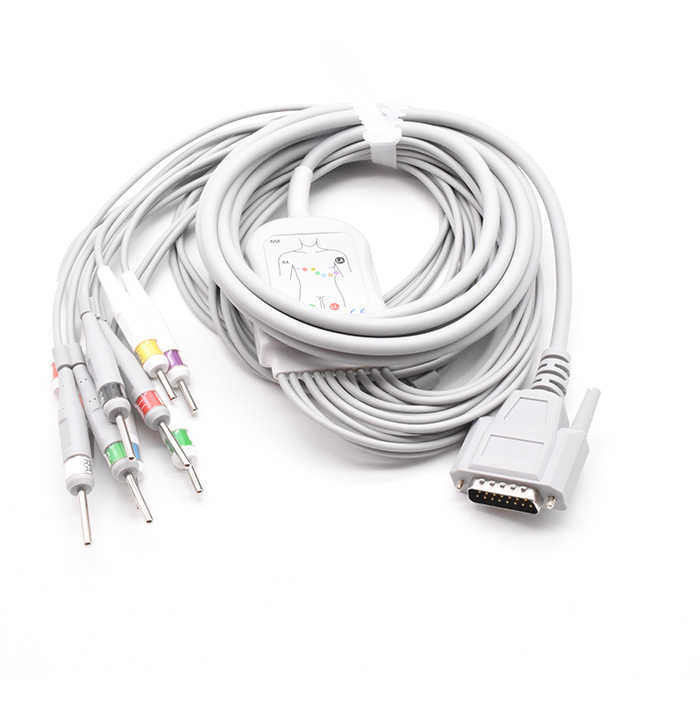 মেডিকেল সরঞ্জাম ওয়্যার হারনেসের জন্য কাস্টমাইজযোগ্য নিরোধক সহ 3000 ভি টিনযুক্ত তামা ইসিজি তারের