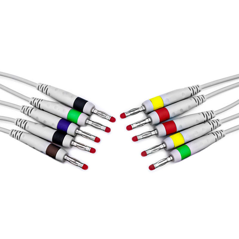 মেডিকেল সরঞ্জাম ওয়্যার হারনেসের জন্য কাস্টমাইজযোগ্য নিরোধক সহ 3000 ভি টিনযুক্ত তামা ইসিজি তারের