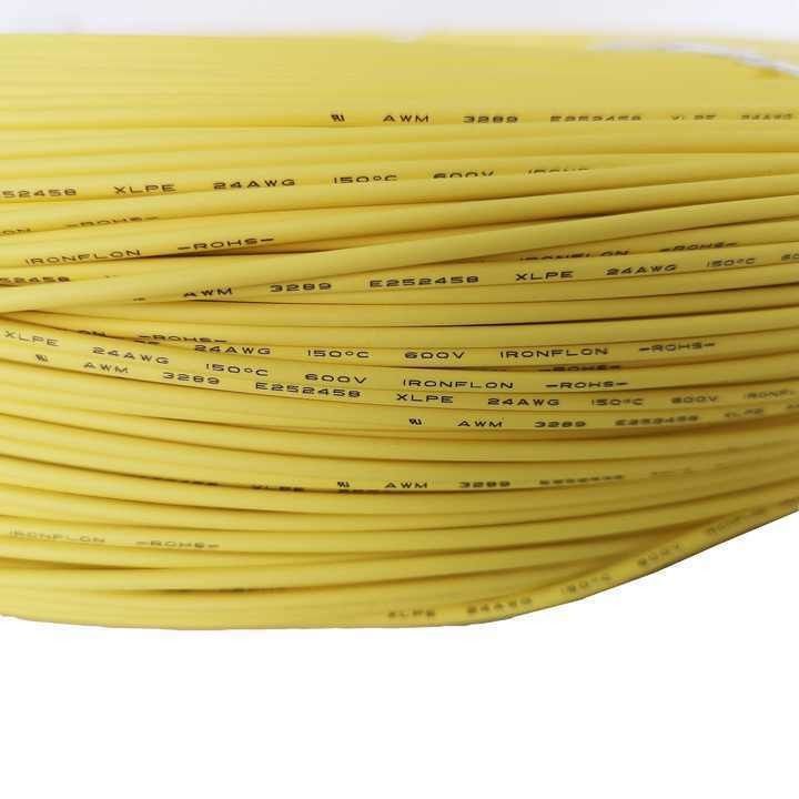 UL3289 24AWG পাওয়ার ক্যাবল ইলেকট্রিকাল তারের সরবরাহ ক্যাবল 2.5 মিমি তাপ তামা অটোমোটিভ তার EV ব্যাটারি হার্নেস