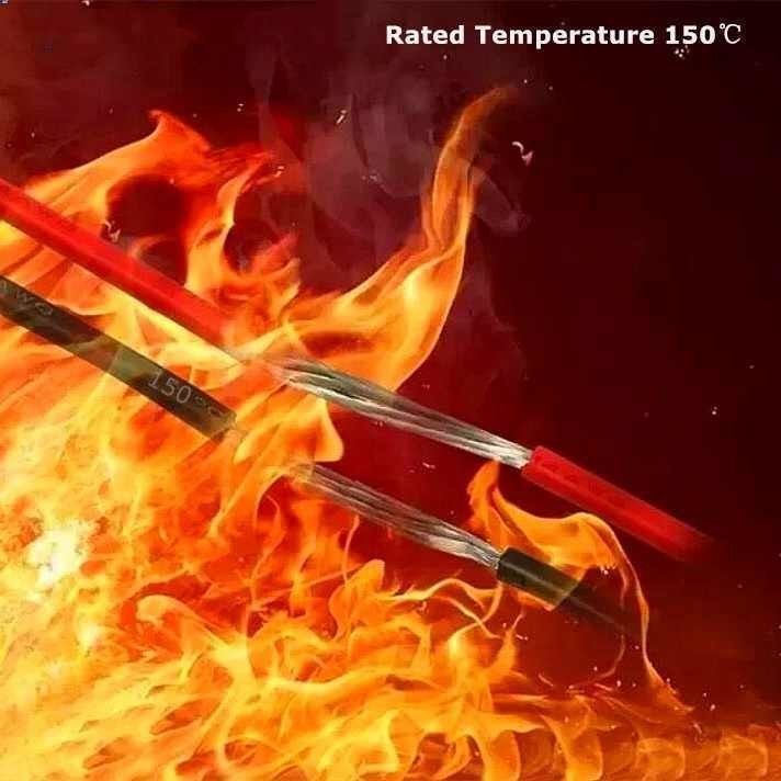 24AWG টিনযুক্ত কপার হিট-রেসিস্ট্যান্ট অটোমোটিভ তার পাওয়ার কেবল, EV ব্যাটারি হার্নেসের জন্য