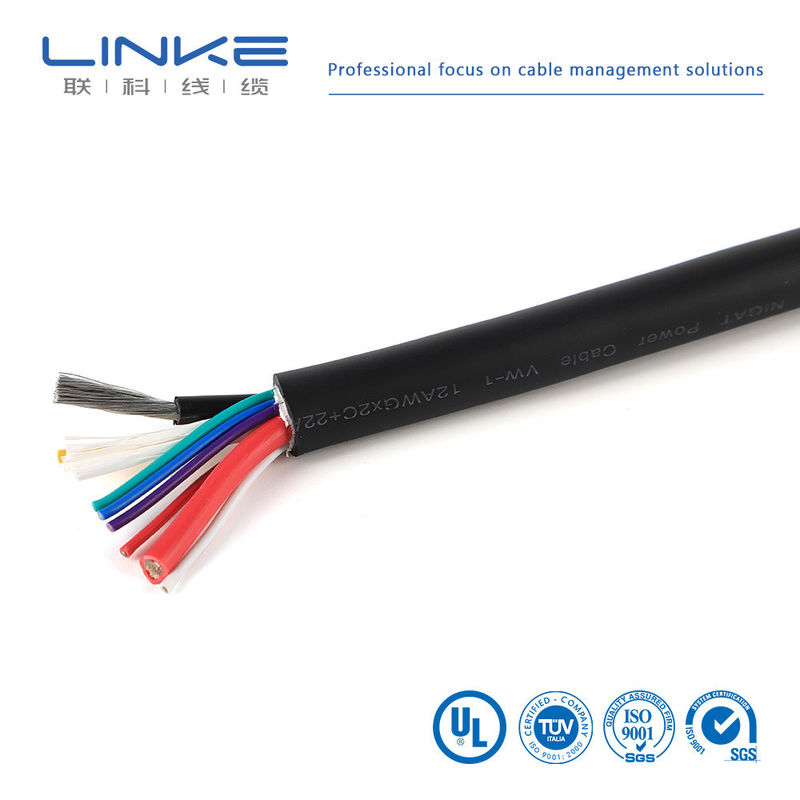 নিম্ন ও মাঝারি ভোল্টেজ অ্যাপ্লিকেশনের জন্য উচ্চ ভোল্টেজ ডুয়াল শেল্ডিং টিনযুক্ত তামা অটোমোটিভ তারের