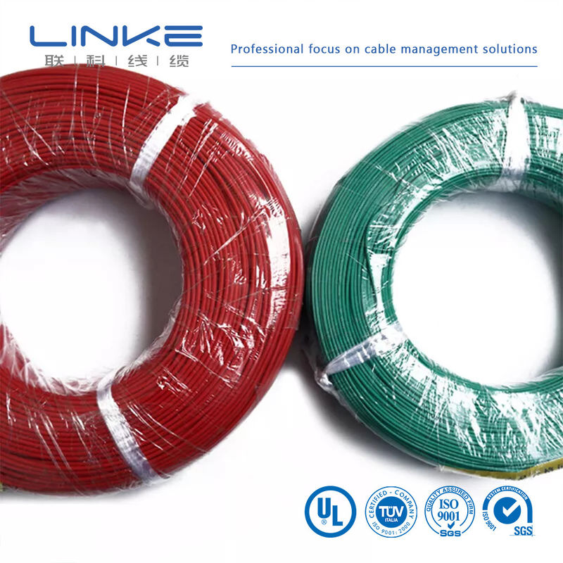 UL3135 সিলিকন রাবার ওয়্যার 30 28 26 24 22 20 18 16 14 12 10 AWG আইসোলেটেড সফট কপার ইলেকট্রন এলইডি ল্যাম্প লাইটিং ক্যাবল