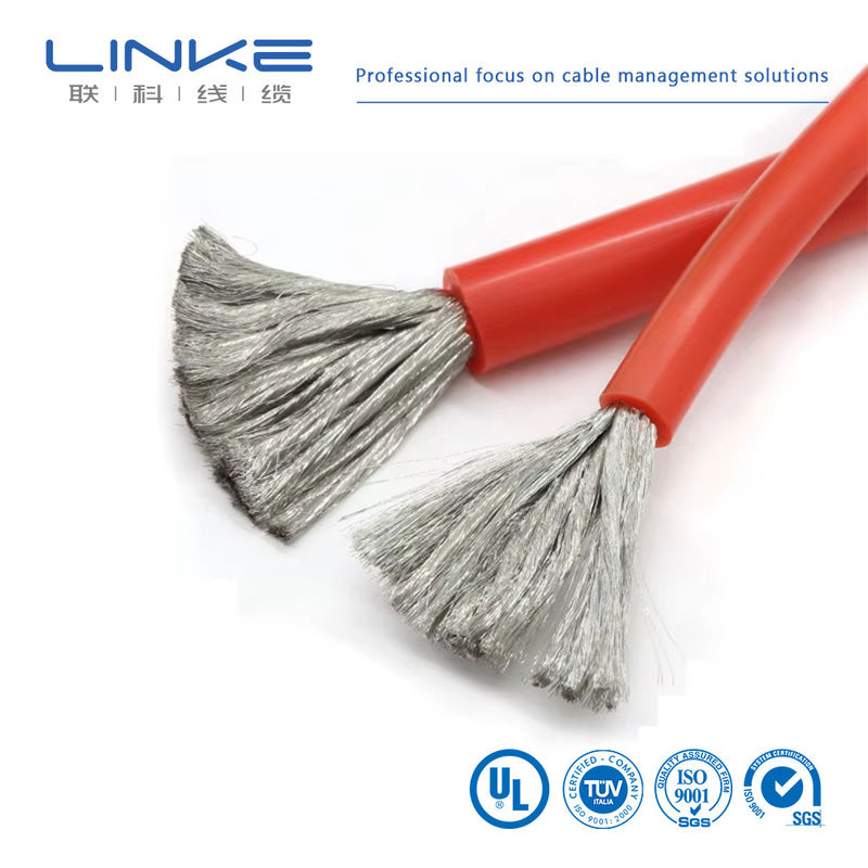 শিল্প অ্যাপ্লিকেশনের জন্য টিনযুক্ত তামার উচ্চ-তাপমাত্রা সিলিকন তার বিভিন্ন AWG আকারে