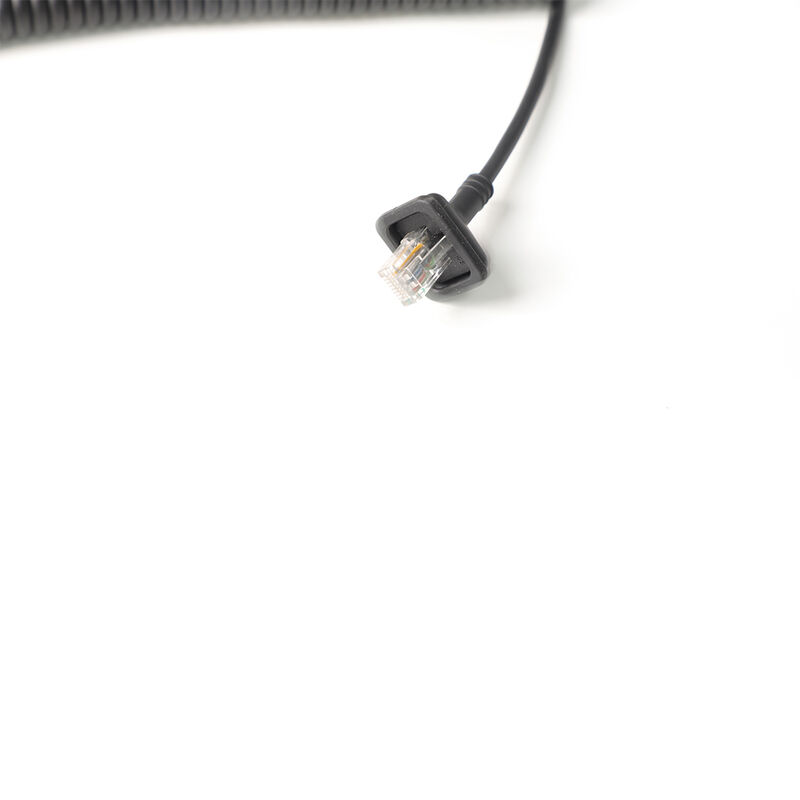 শিল্প ইথারনেট অ্যাপ্লিকেশনের জন্য RJ45 সংযোগকারী সহ 6 গিগাবিট স্কিল্ড ইন্ডাস্ট্রিয়াল স্প্রিং নেটওয়ার্ক ক্যাবল