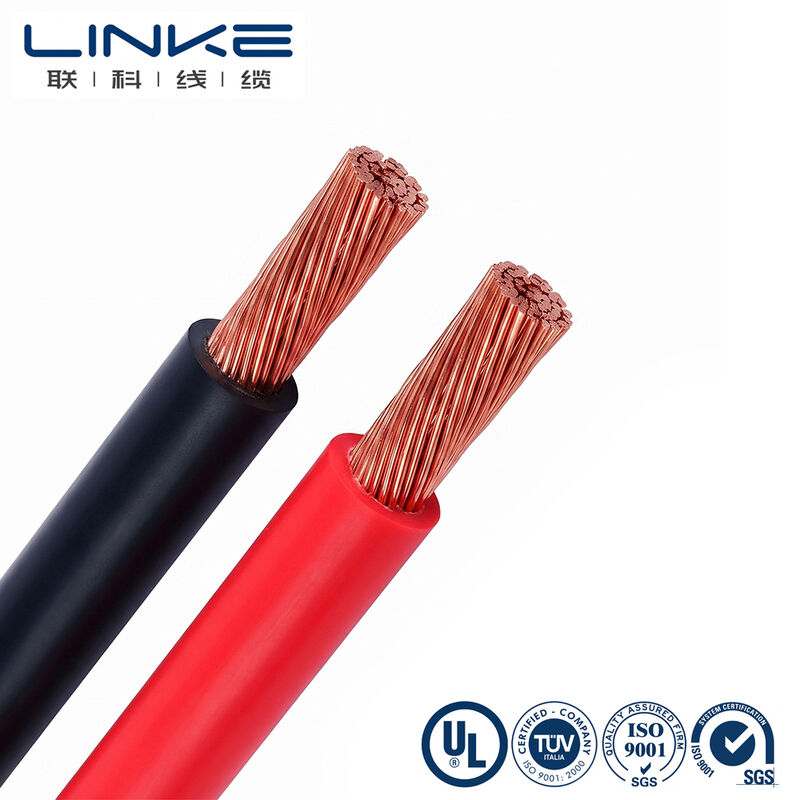 1AWG to 10AWG Flexible Silicone Power Cable with Tinned Copper Conductor and High Temperature Resistance (-70℃ to 350℃)