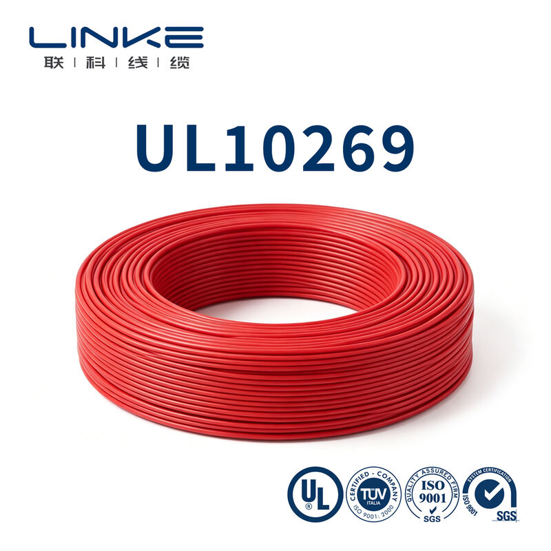 UL10269 উচ্চ ভোল্টেজ 1000V 105℃ PVC ইনসুলেটেড হুক-আপ কেবল টিনযুক্ত কপার কন্ডাক্টর সহ ইলেকট্রিক্যাল ওয়্যারিং রোল